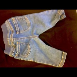 Babygirl blue jeans for a infant 3-6 months
